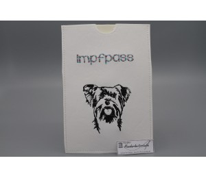 Stickdatei - Yorkie 2 Silhouette